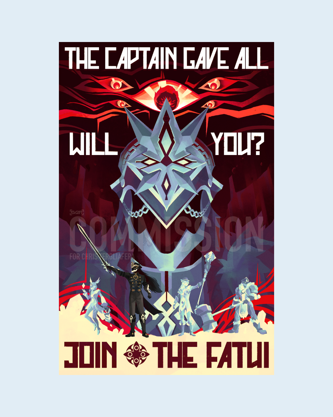 Fatui Recruitment Poster 11x17