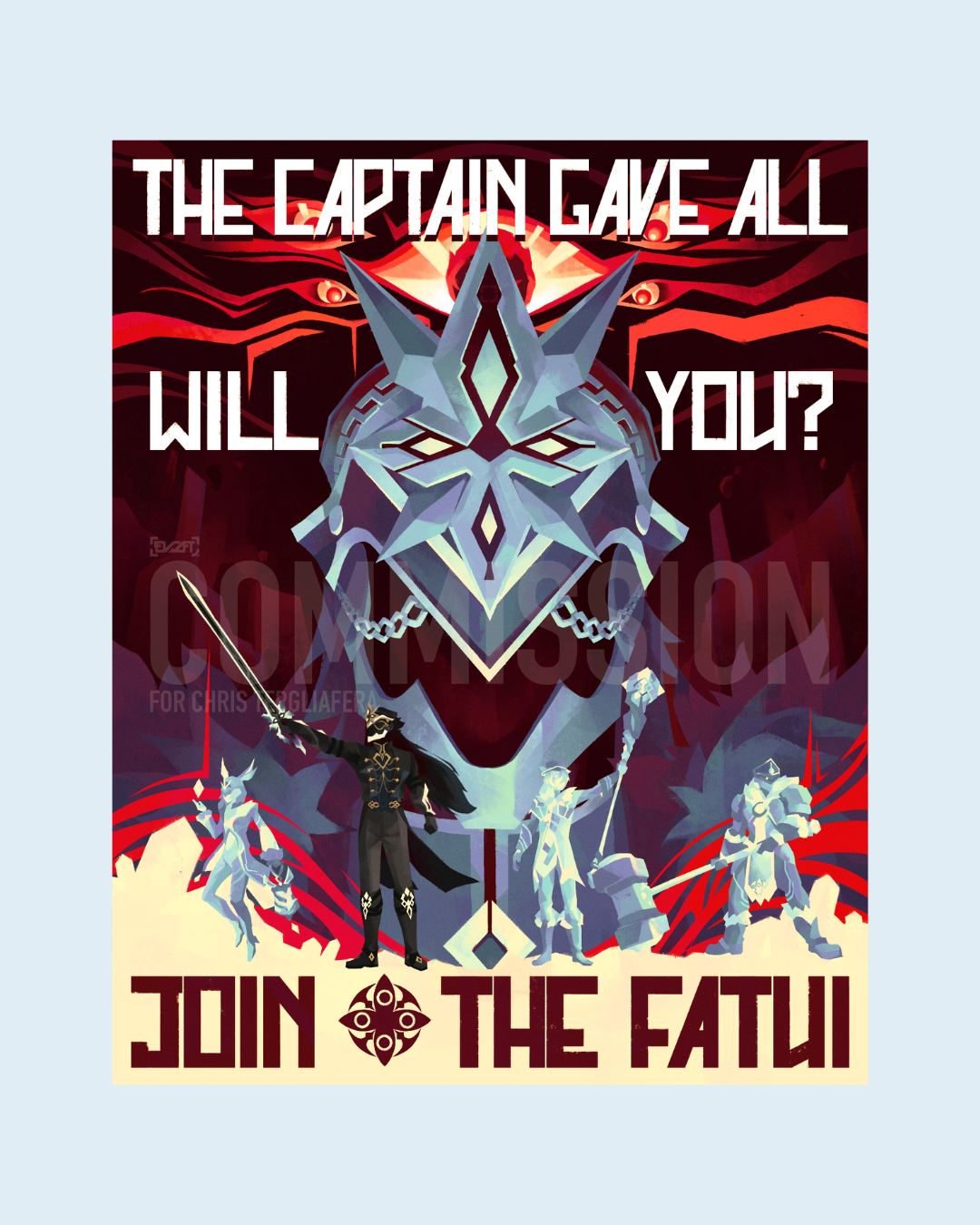 Fatui Recruitment Poster 8x10